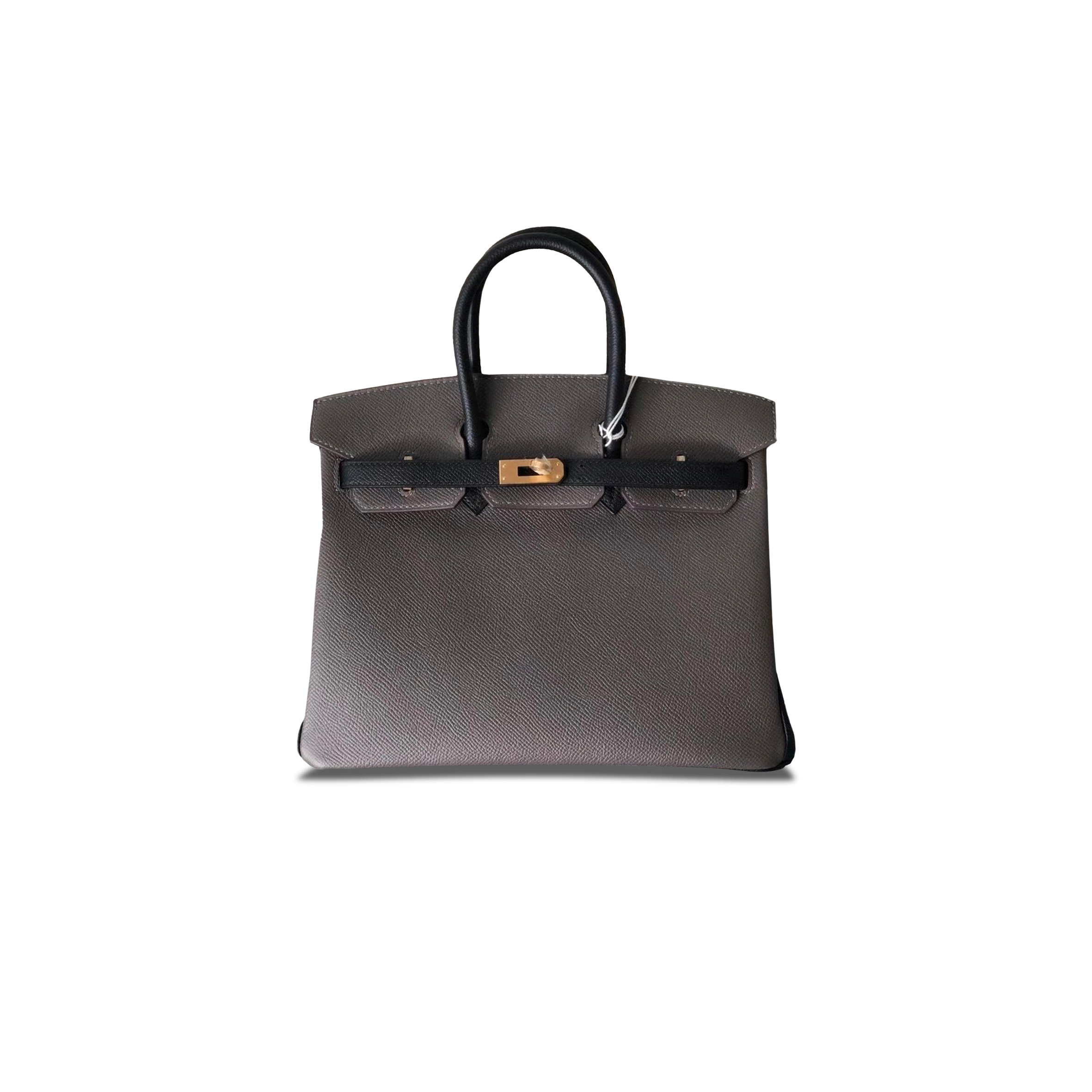 HERMES BIRKIN 25CM 8F ETAIN PEWTER GREY BK258FEPGPO (25*20*13cm)